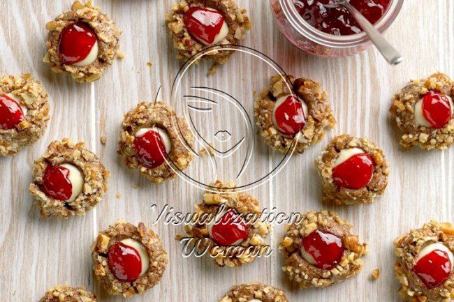 White Chocolate Raspberry Thumbprints