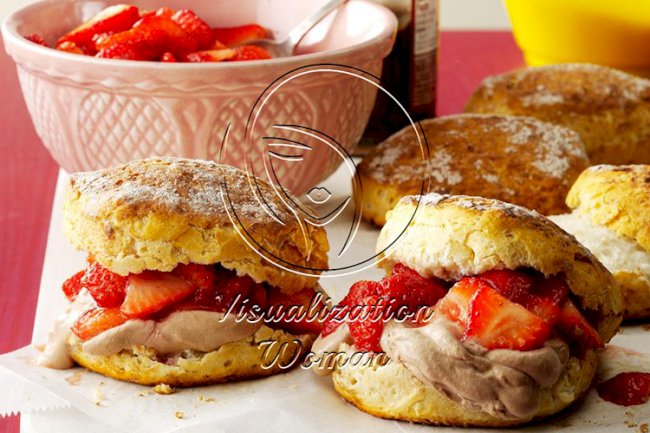 Chocolate Lover’s Strawberry Shortcakes