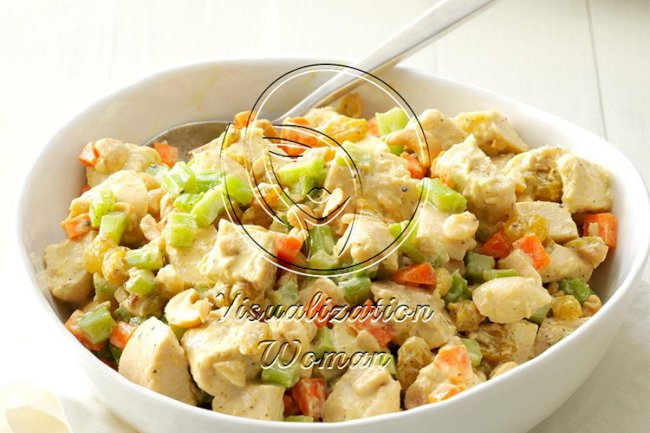 Cashew-Curry Chicken Salad
