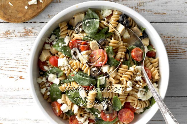 Chicken and Spinach Pasta Salad