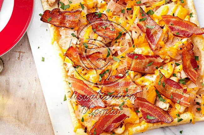 Chicken & Bacon Tart