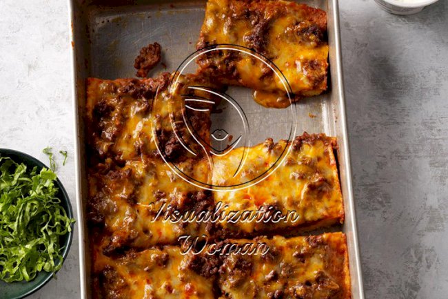 Deep-Dish Beef ‘n’ Bean Taco Pizza