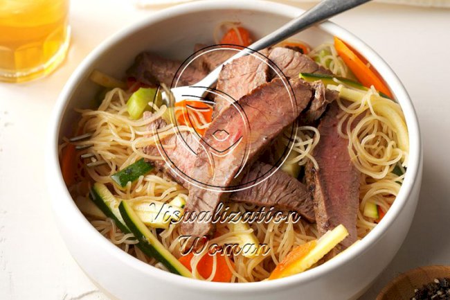 Asian Noodle & Beef Salad