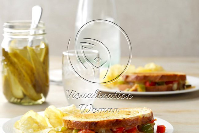 Grilled Cheese & Pepper Sandwiches