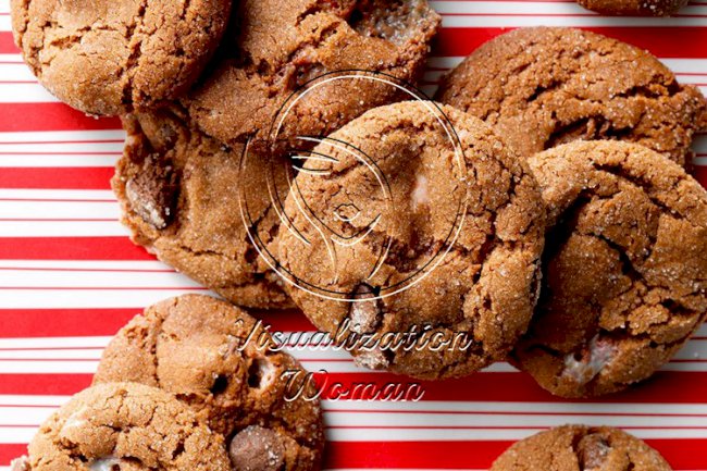 Chocolate Peppermint Snaps