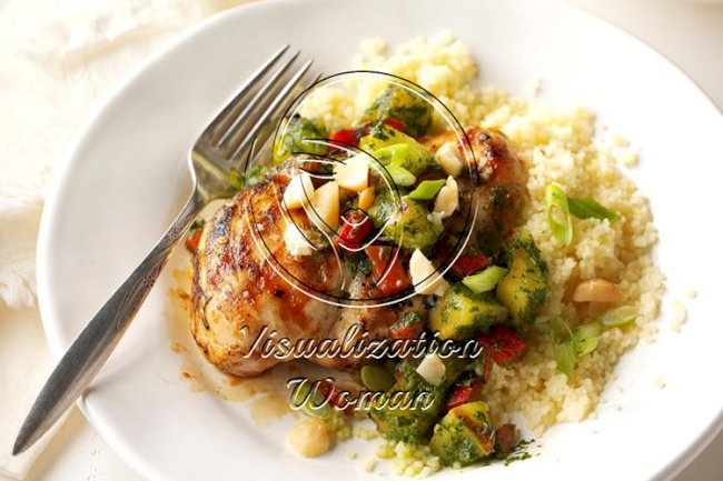 Grilled Pineapple Chimichurri Chicken