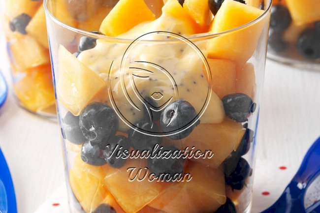 Blueberry Cantaloupe Salad
