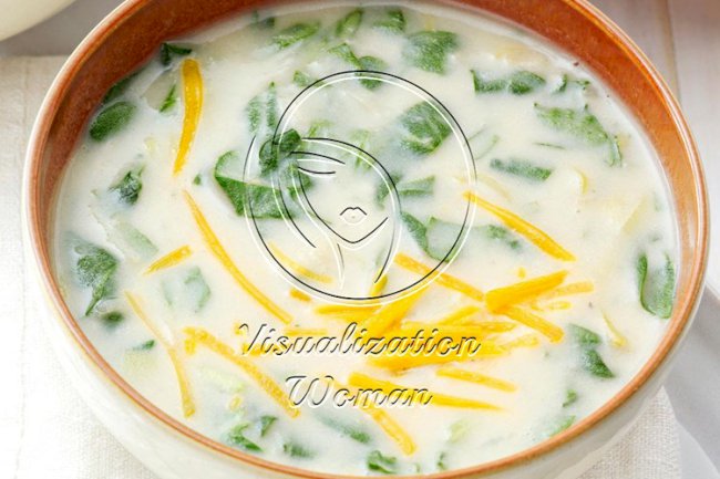 Creamy Spinach & Potato Soup