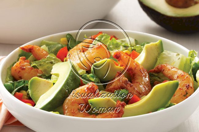 Shrimp Salad with Cilantro Dressing