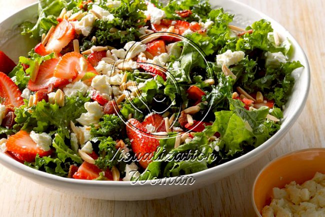 Strawberry Kale Salad