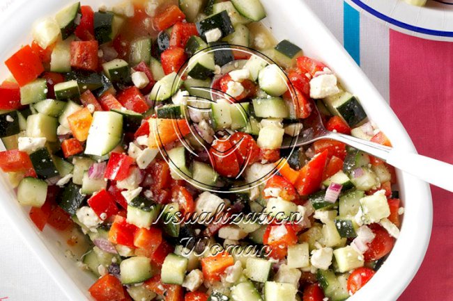 Garden Cucumber Salad