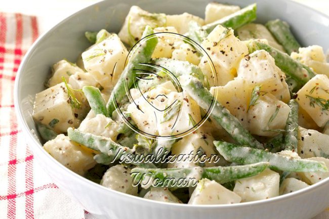 Potato-Bean Salad with Herb Dressing