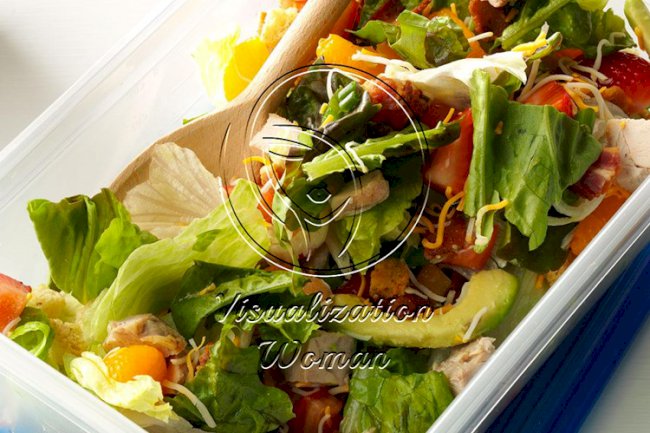 Strawberry Mandarin Chicken Salad