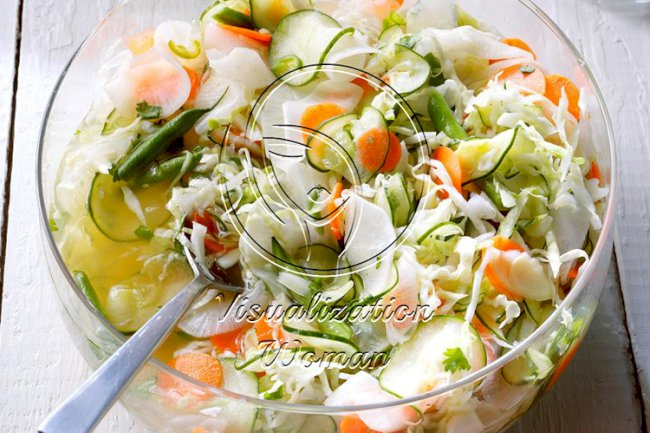 Khmer Pickled Vegetable Salad