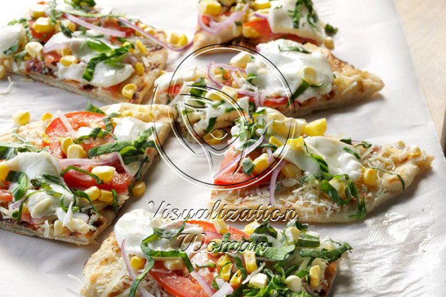 Grilled Garden Pizza