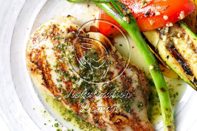 Chicken with Citrus Chimichurri Sauce