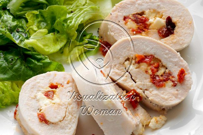 Mediterranean Stuffed Chicken Breasts