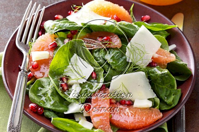 Ruby Red Spinach Salads