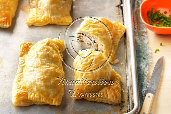 Puff Pastry Chicken Bundles