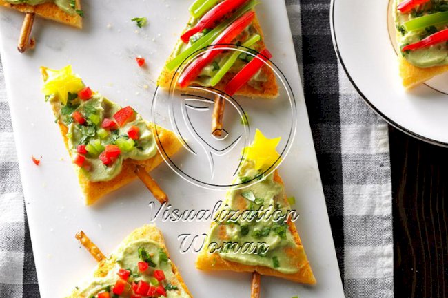 Festive Guacamole Appetizers