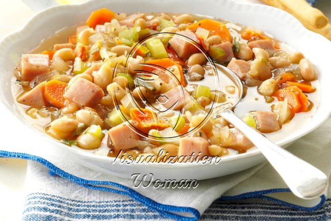 Navy Bean Vegetable Soup