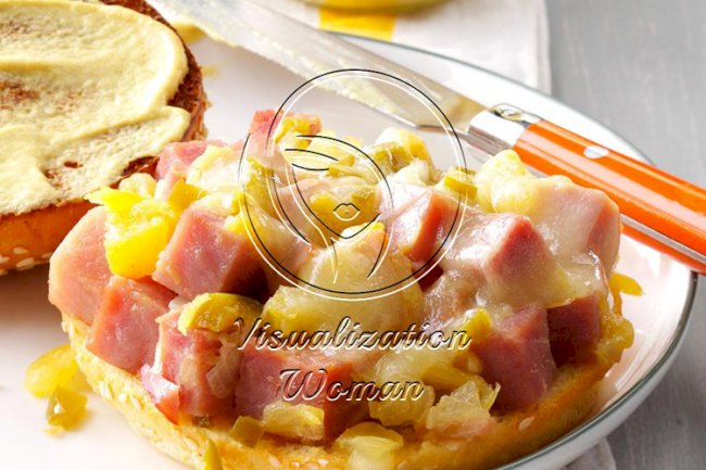 Pineapple-Dijon Ham Sandwiches