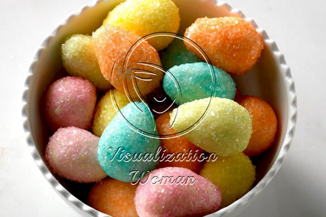 White Chocolate Easter Egg Candies