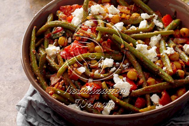 Green Beans with Smoked Turkey Bacon
