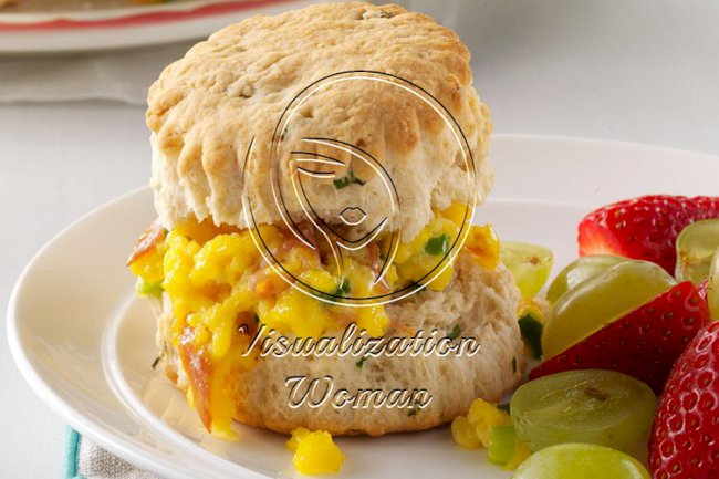 Prosciutto & Cheddar Breakfast Biscuits