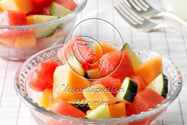 Cucumber Melon Salad