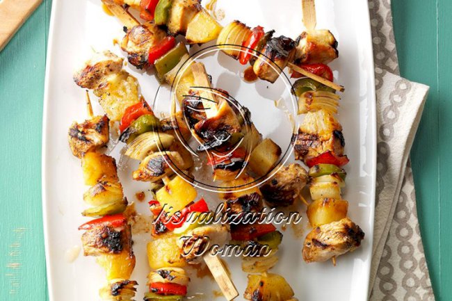 Turkey Pepper Kabobs