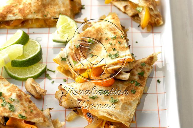 Margarita Chicken Quesadillas