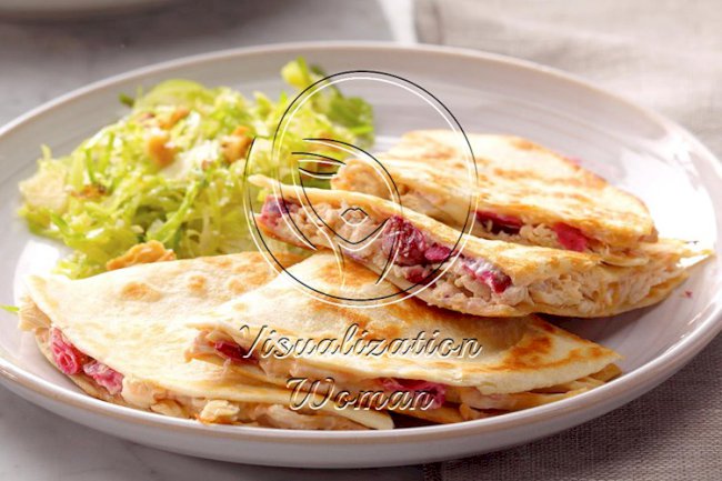 Spicy Turkey Quesadillas