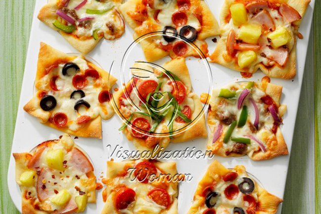 Mini Pizza Muffin Cups