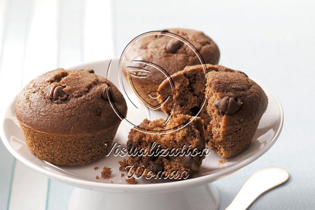 Chocolate Chocolate Chip Muffins