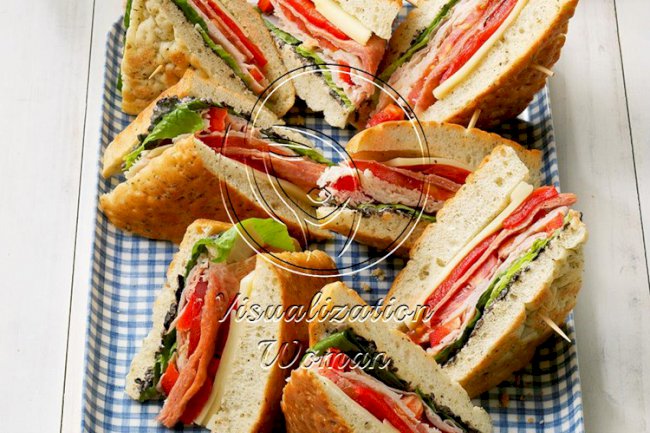 Focaccia Sandwiches