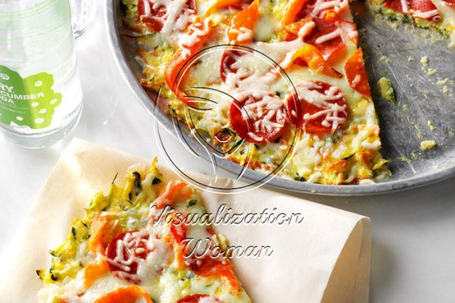 Zucchini-Crusted Pizza