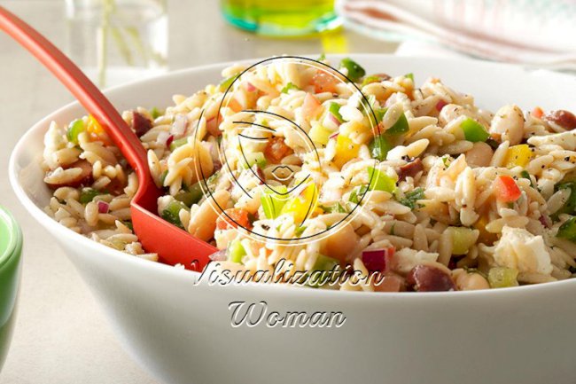 Whole Wheat Orzo Salad