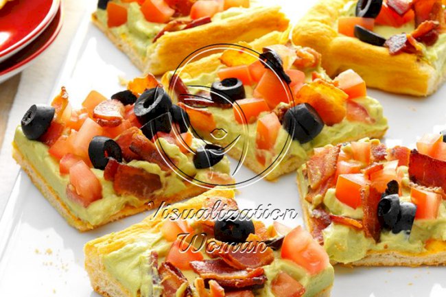 Guacamole Appetizer Squares