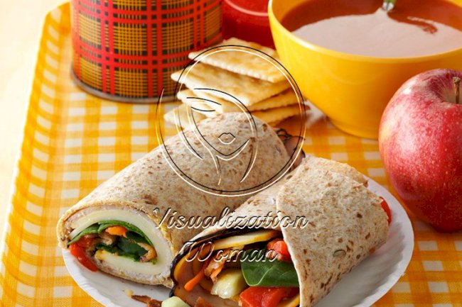 Turkey Lunch-Box Wraps