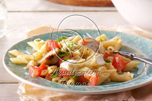 Summer Garden Pasta with Chicken Sausage