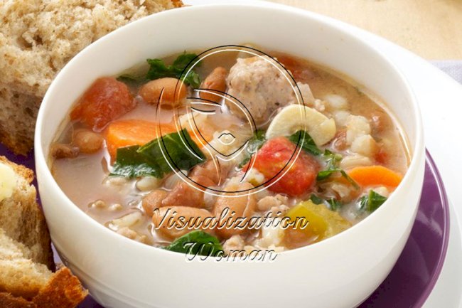 Italian Sausage Bean Soup