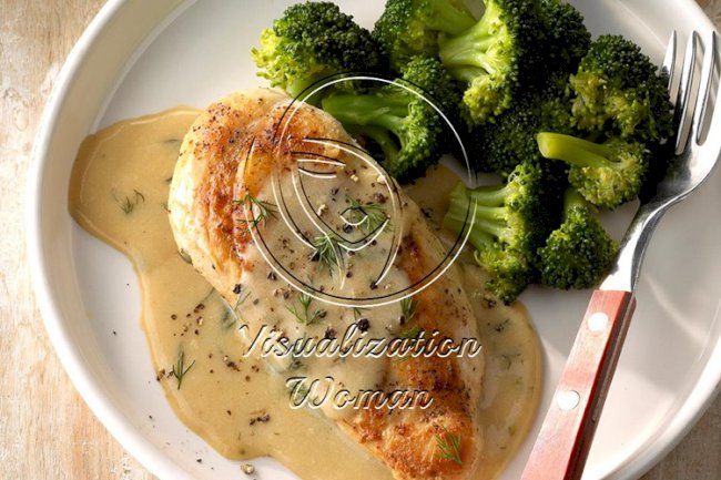 Chicken and Broccoli with Dill Sauce