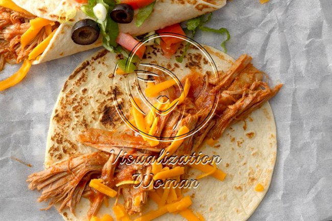 Simmered Turkey Enchiladas