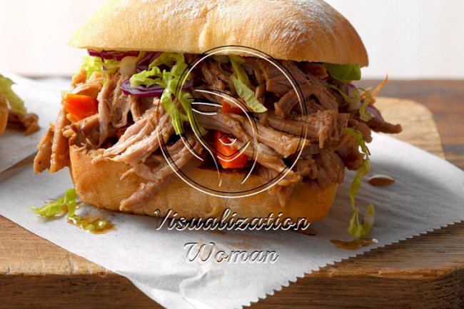 Asian Shredded Pork Sandwiches