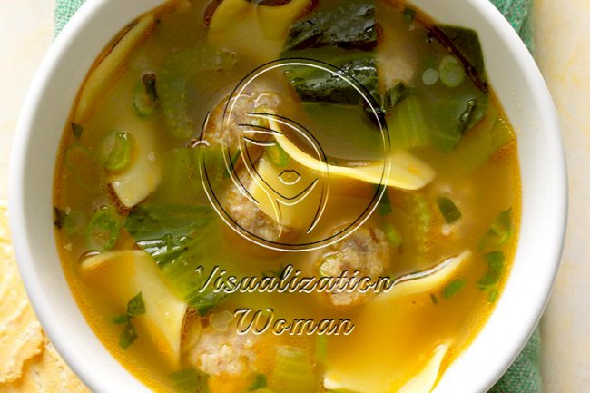 Deconstructed Wonton Soup