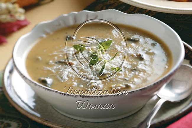 Cremini & Butternut Squash Soup