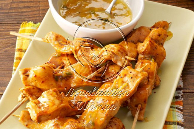 Chicken Skewers with Sweet & Spicy Marmalade
