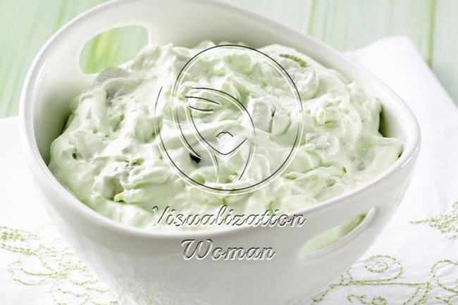 Fluffy Green Grape Salad