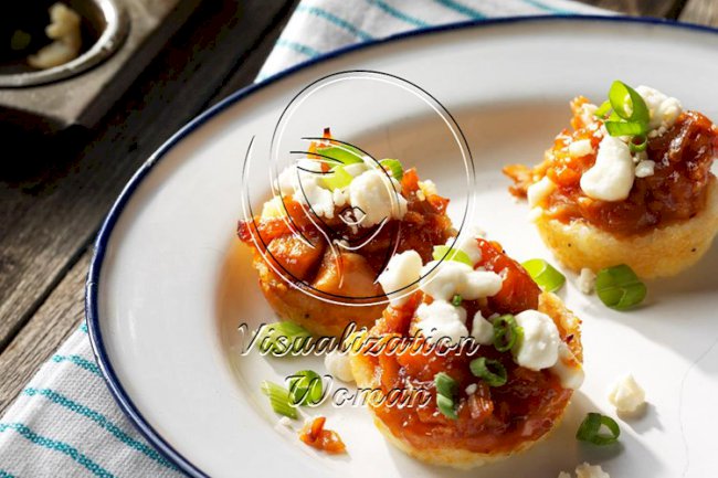 BBQ Chicken Grits Bites